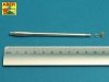 Aber 35L-240 U.S. 90 mm M3 Barrel with thread protector for tank destroyer M36B1 1/35